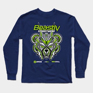 Gundam Bear - Beastly Streetwear Long Sleeve T-Shirt